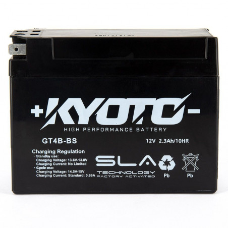 Batterie YTX4B-BS / GT4B-BS SLA Kyoto prête à l'emploi 