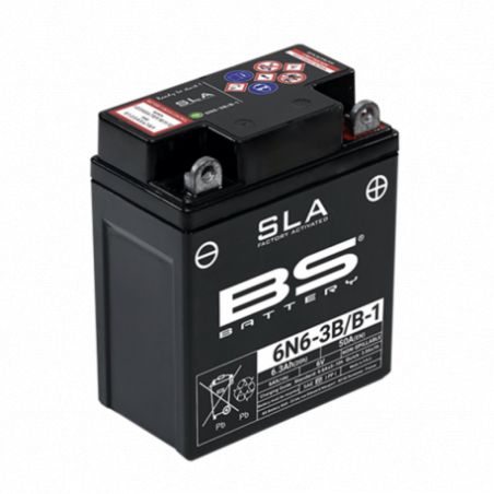 Batterie 6N6-3B BS BATTERY prête à l'emplo