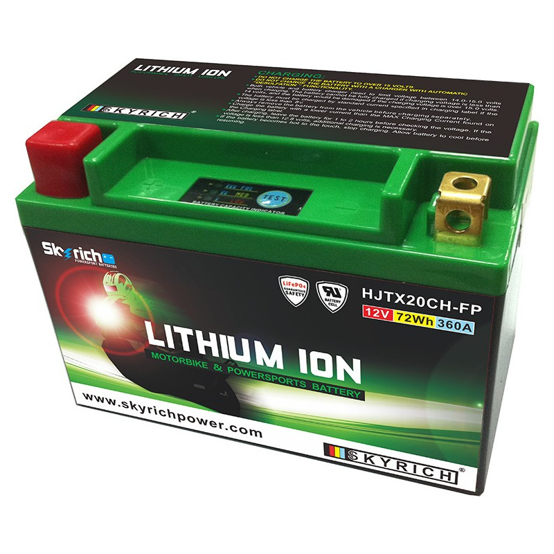 Batterie lithium HJTX20H YTX20L-BS Electhium 12V