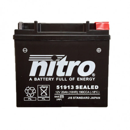 Batterie 51913 12V 20Ah Gel Nitro