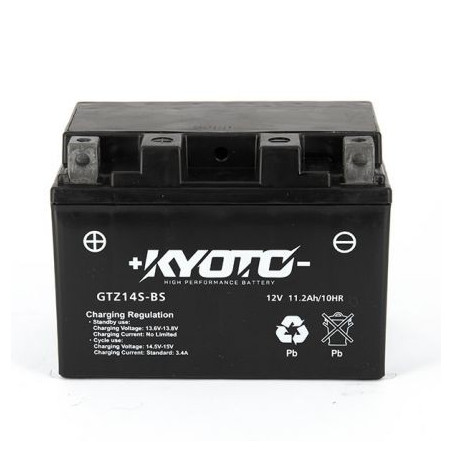 Batterie YTZ14-S SLA Gel Prete à l'emploi Kyoto 