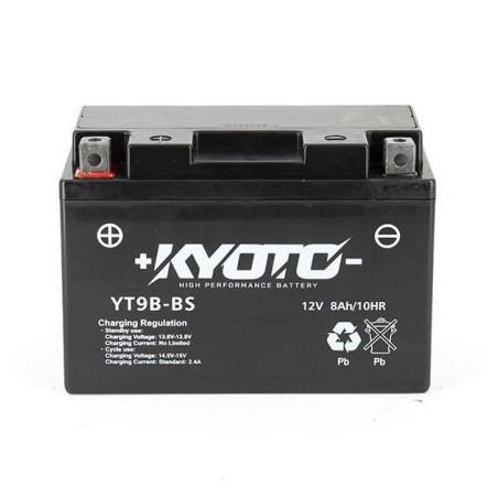 Batterie YT9B-4 / YT9B-BS SLA Gel Prete à l'emploi Kyoto
