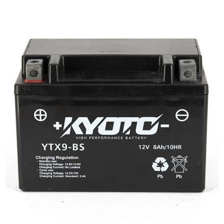 Batterie YTX9-BS/WP9BS SLA Gel prête à l'emploi Kyoto