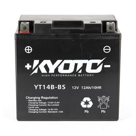 Batterie YT14B-4 SLA Gel Prête à l'emploi Kyoto