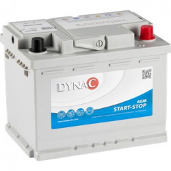 Batterie voiture Dynac Start-Stop AGM 560901068 12V 60Ah au meilleur prix  pour votre Auto