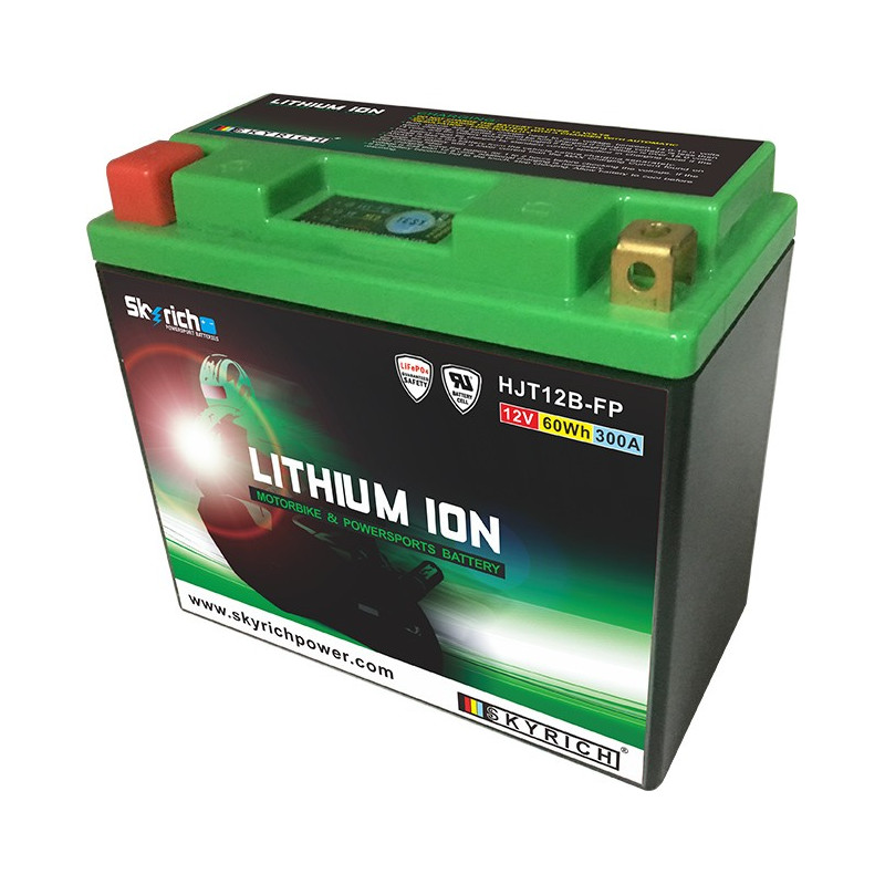 Batterie moto lithium HJT14B-FP-S YT12B-4 Skyrich 12V